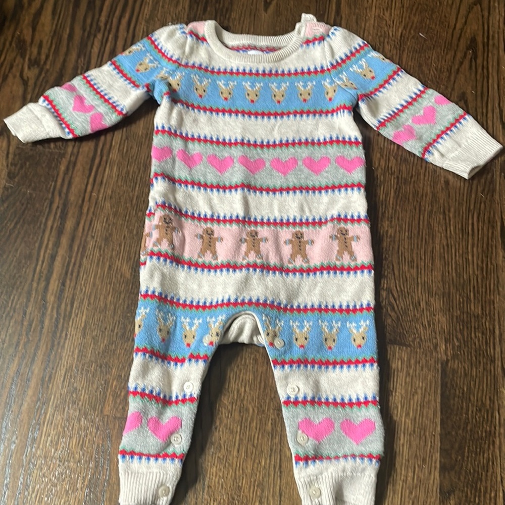 Baby GAP Knit Sweater Romper / Suit - Like New!